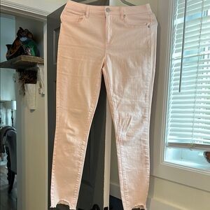 LOFT Women's Skinny Jeans in Light Pink